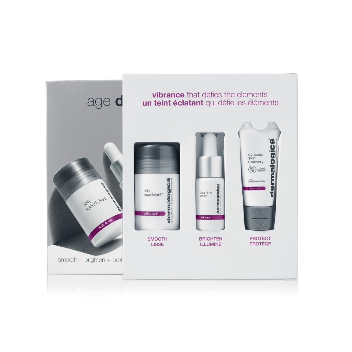 Dermalogica Age Defense Kit Polvere Esfoliante 13g + Siero 10ml + Crema 12ml