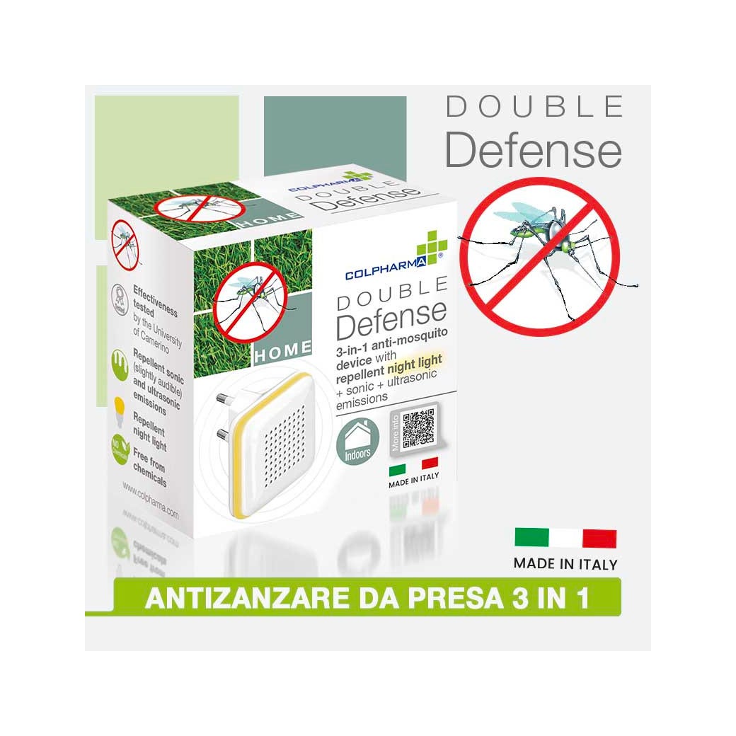 Colpharma Double Defense Home Antizanzare Elettrico Da Presa
