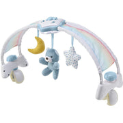 Chicco Jeu d'arc pour lit bébé arc-en-ciel bleu