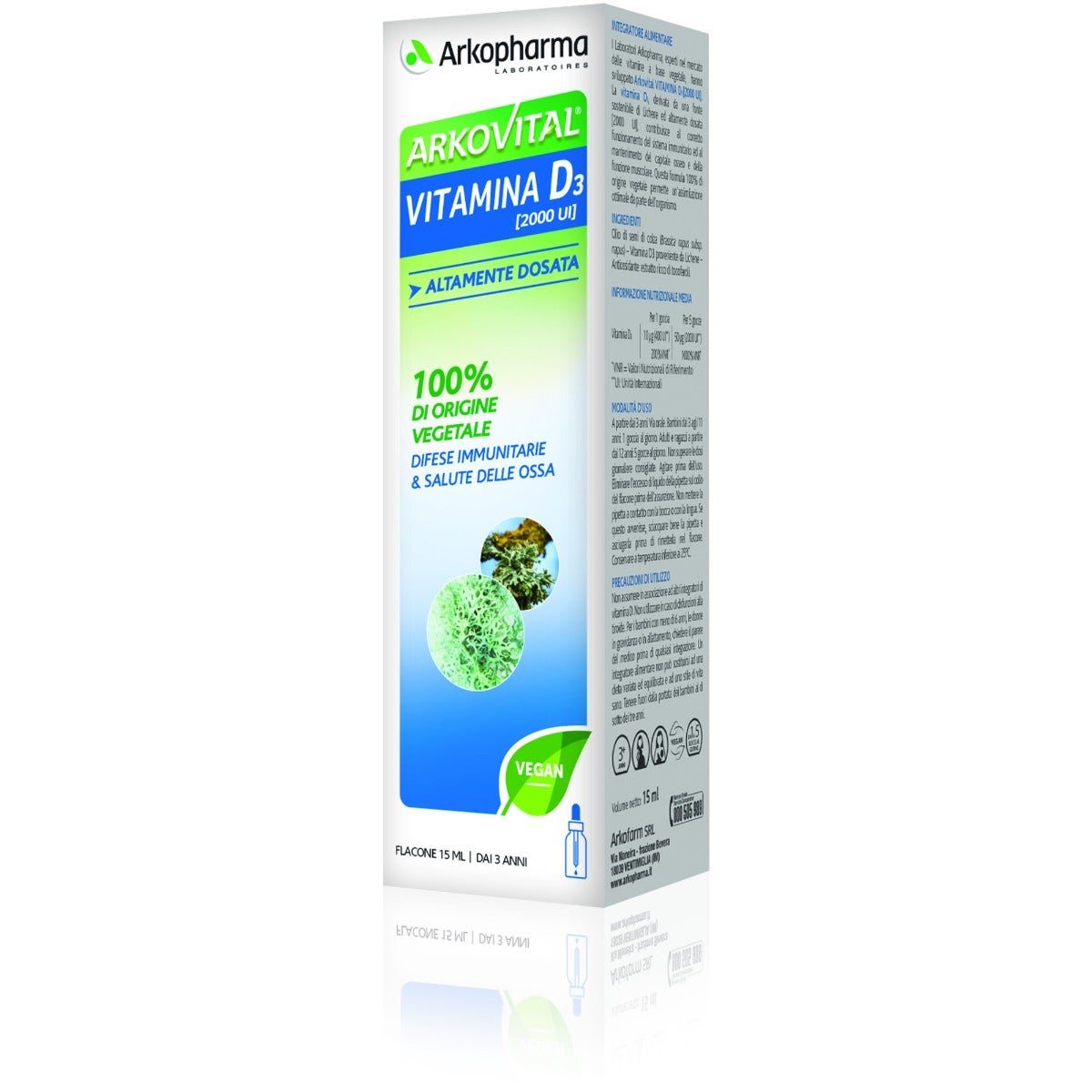 Arkopharma Arkovital Vit D3 2000 UI 15 ml