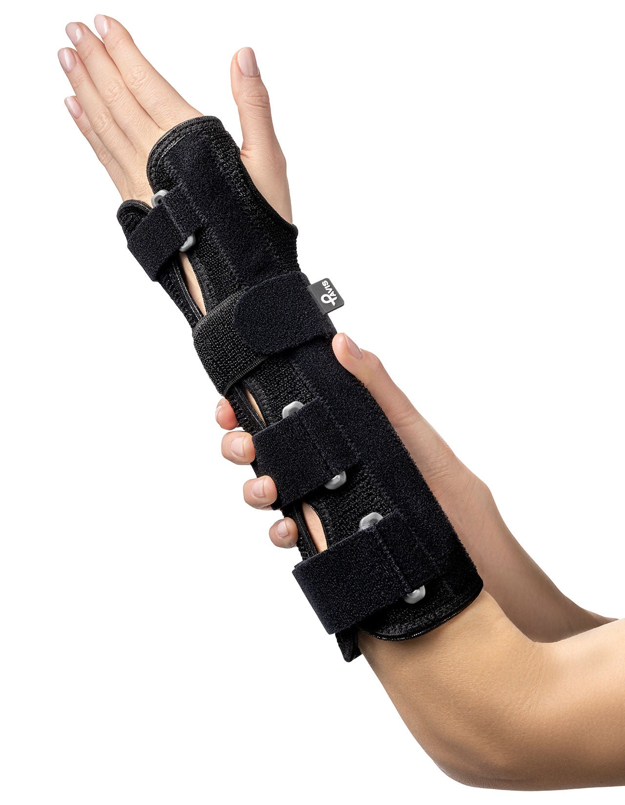 Pavis P-Fix Long, attelle de poignet longue, couleur noire, réf. 131