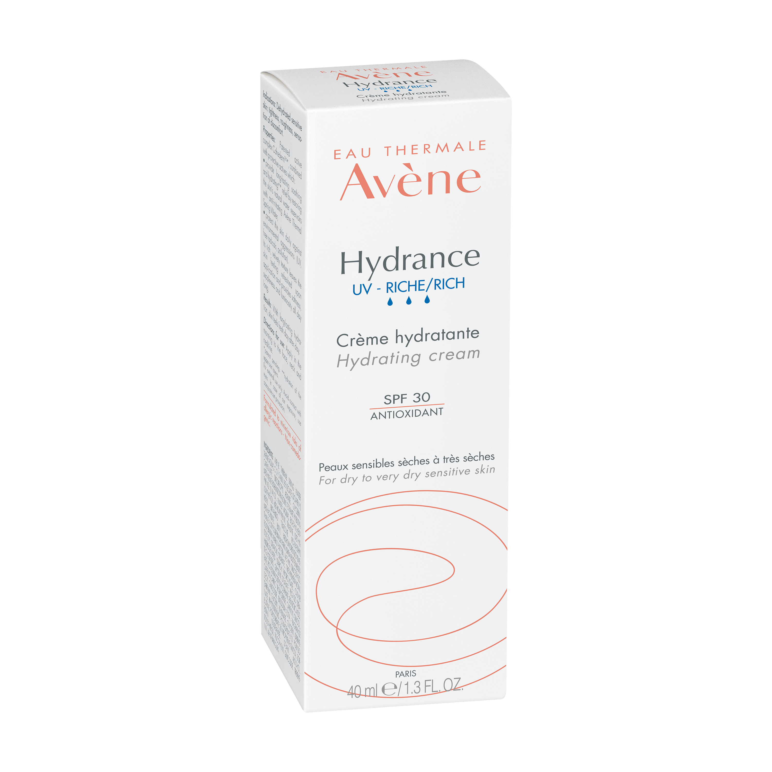 Eau Thermale Avène Hydrance Crème Hydratante Riche UV SPF30 40 ml