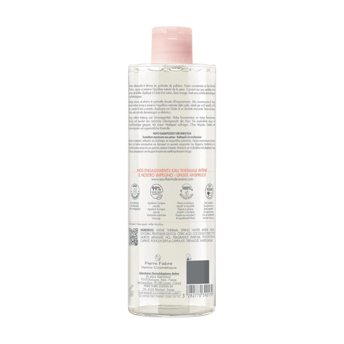 Eau Thermale Avène Les Essentiels Eau Micellaire Nettoyante et Démaquillante 400 ml