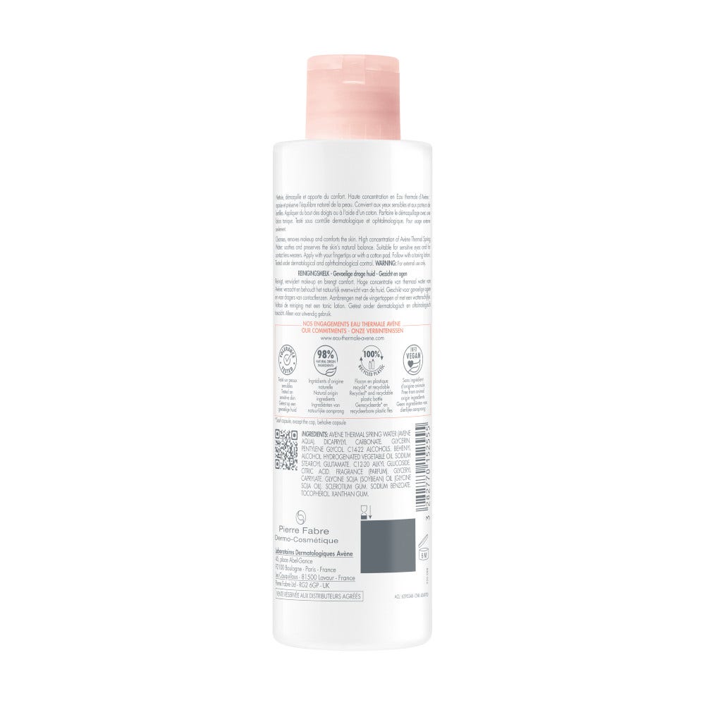 Eau Thermale Avène Les Essentiels Latte Detergente Pelle Sensibile/Secca 200ml