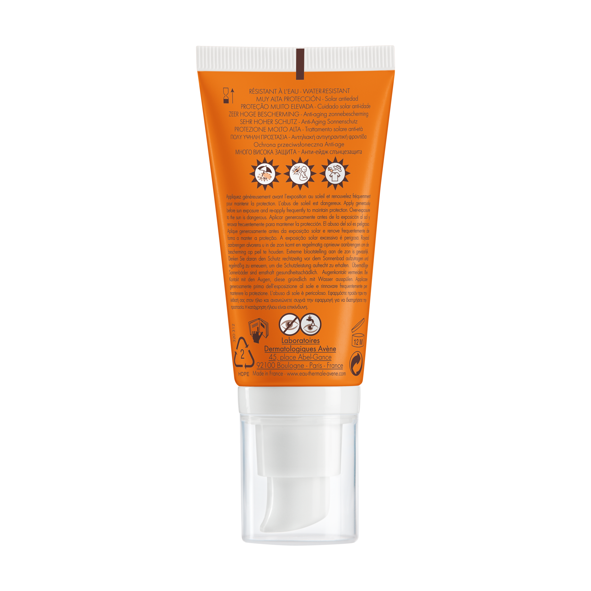 Eau Thermale Avene Protezione Solare Crema Antiage 50+ SPF 50ml