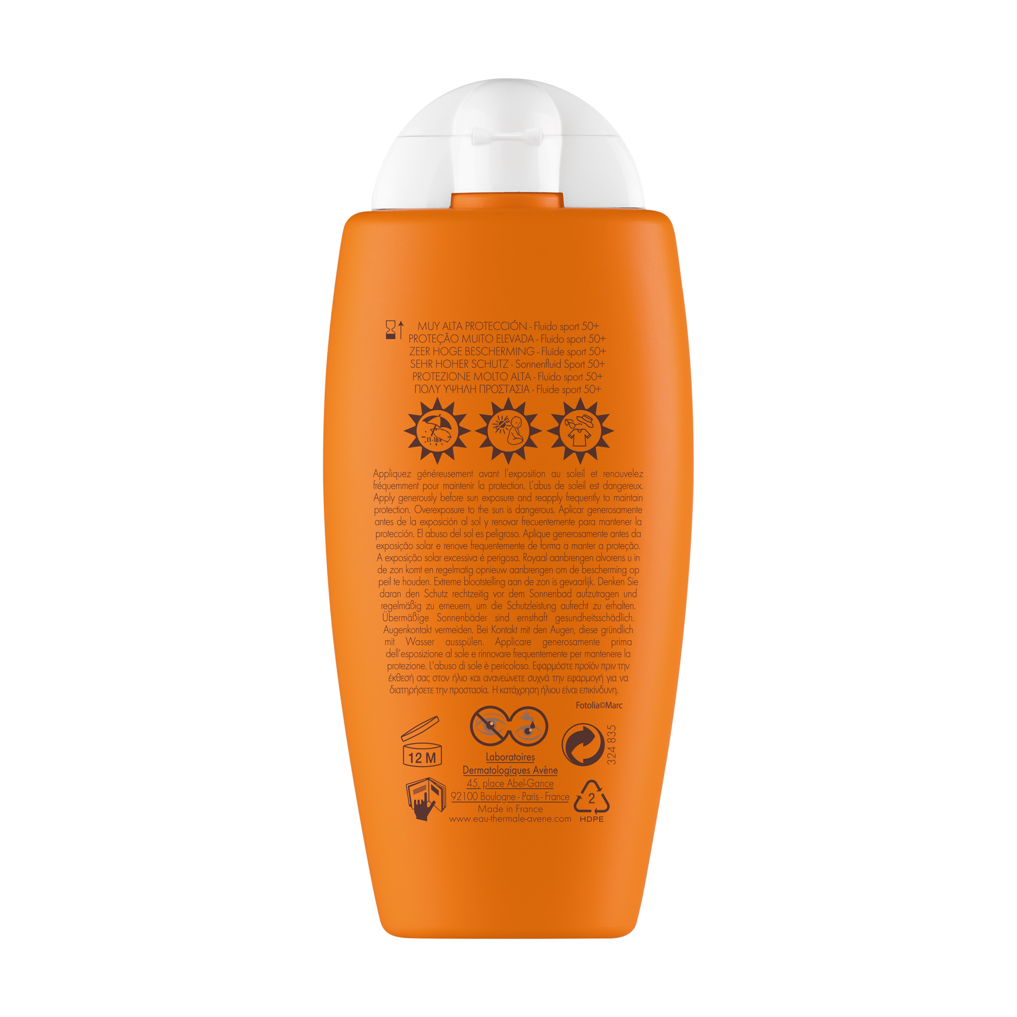 Eau Thermale Avene Protezione Solare Molto Alta Fluido Sport SPF 50+ 100ml