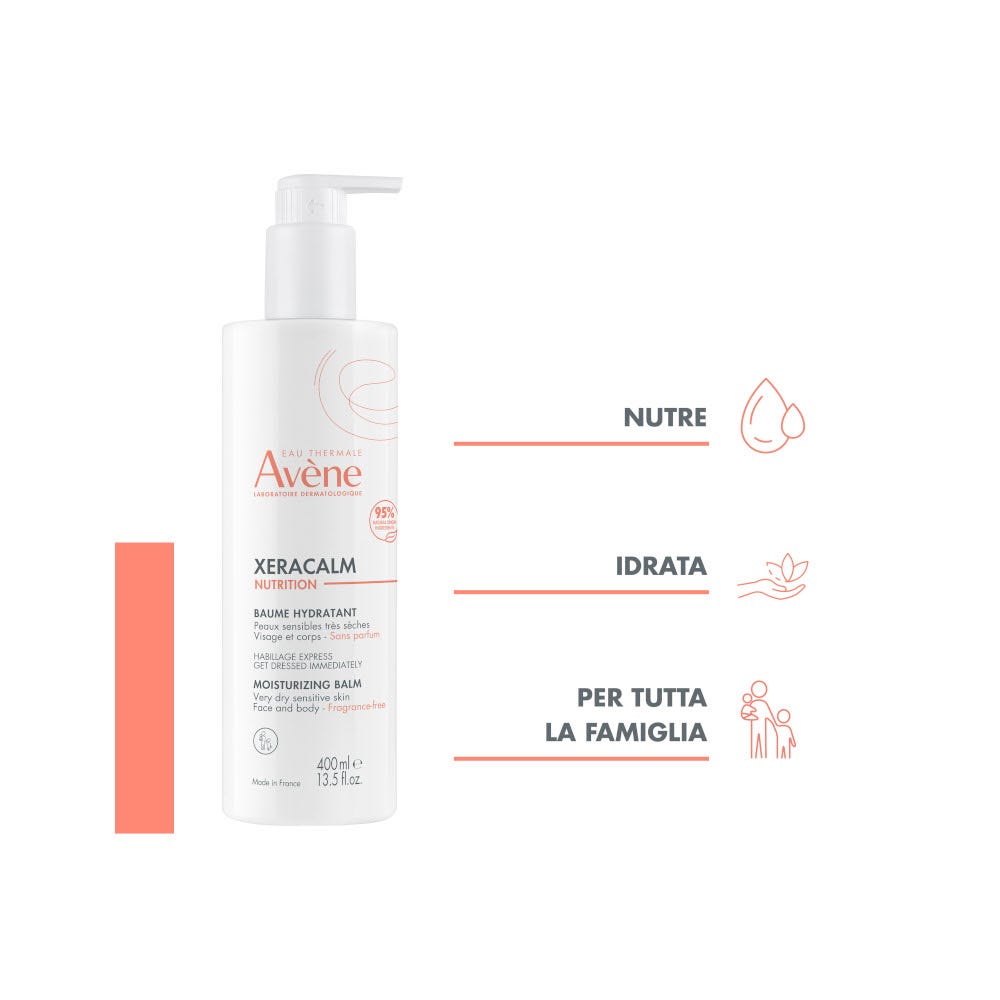 Eau Thermale Avène Xeracalm Nutrition Baume Hydratant Peau Très Sèche 400 ml