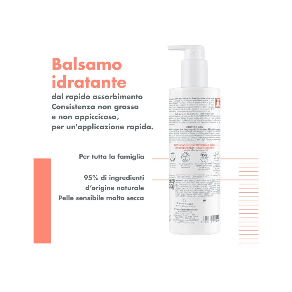 Eau Thermale Avène Xeracalm Nutrition Baume Hydratant Peau Très Sèche 400 ml