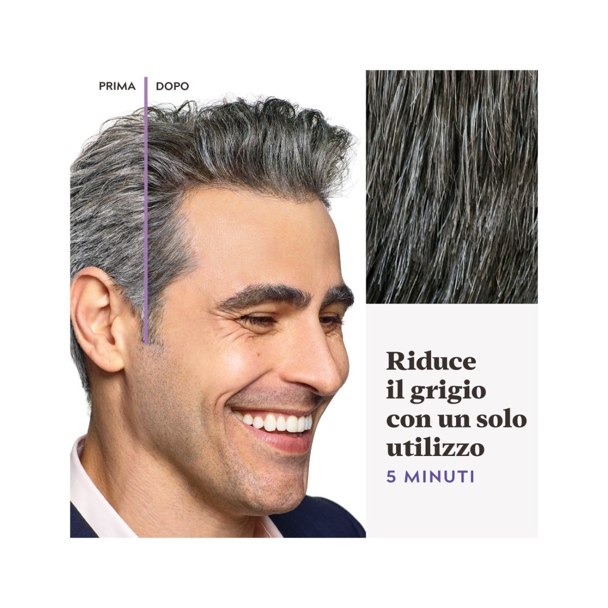 Touch Of Gray Trattamento Colorante Graduale Castano