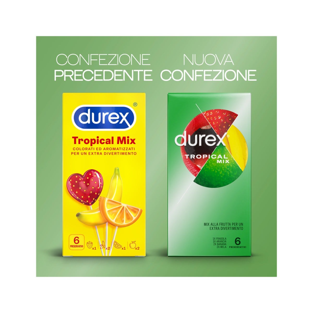 Durex Tropical Mix Préservatifs 6 pièces