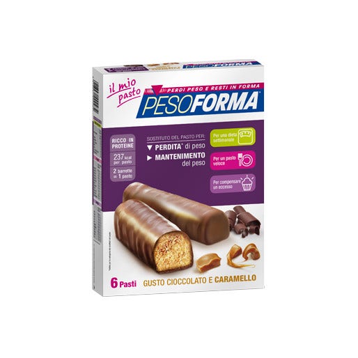 Pesoforma Barres au chocolat au lait 12 pièces