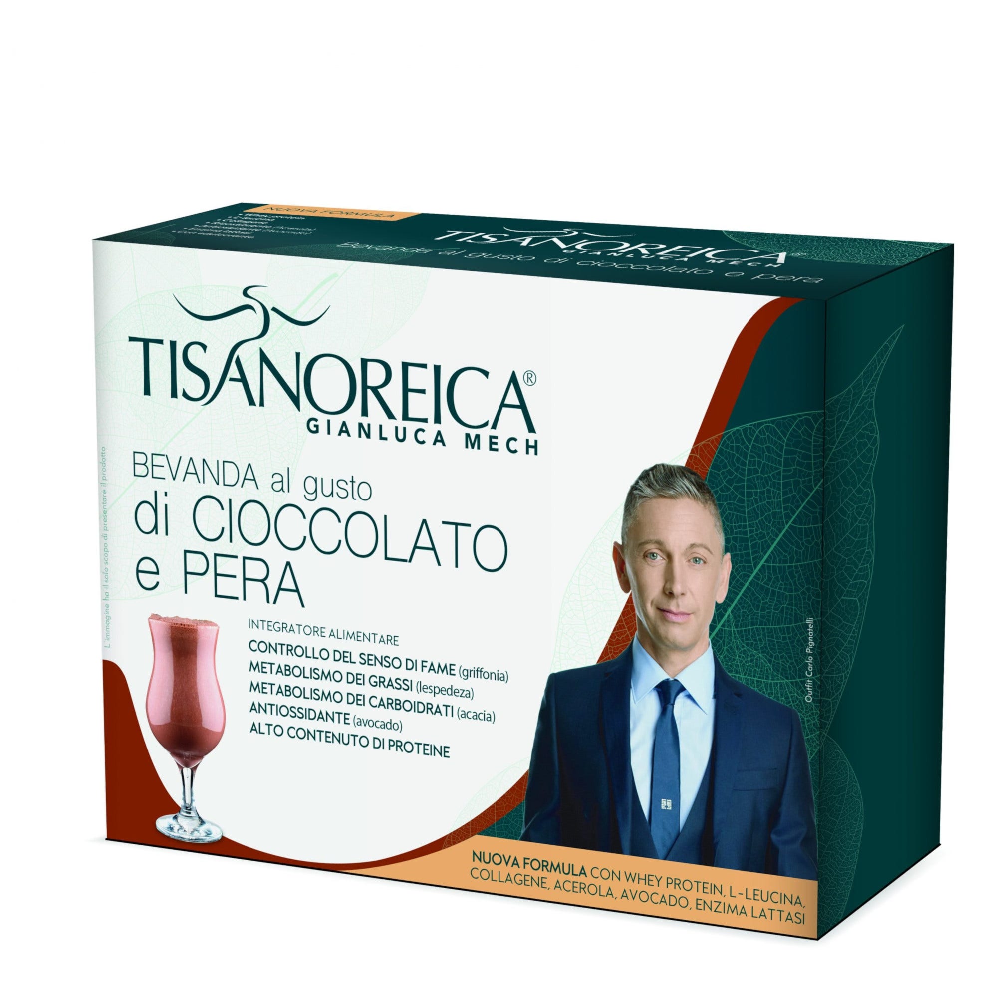 Tisanoreica Boisson Chocolat et Poire 4x29g