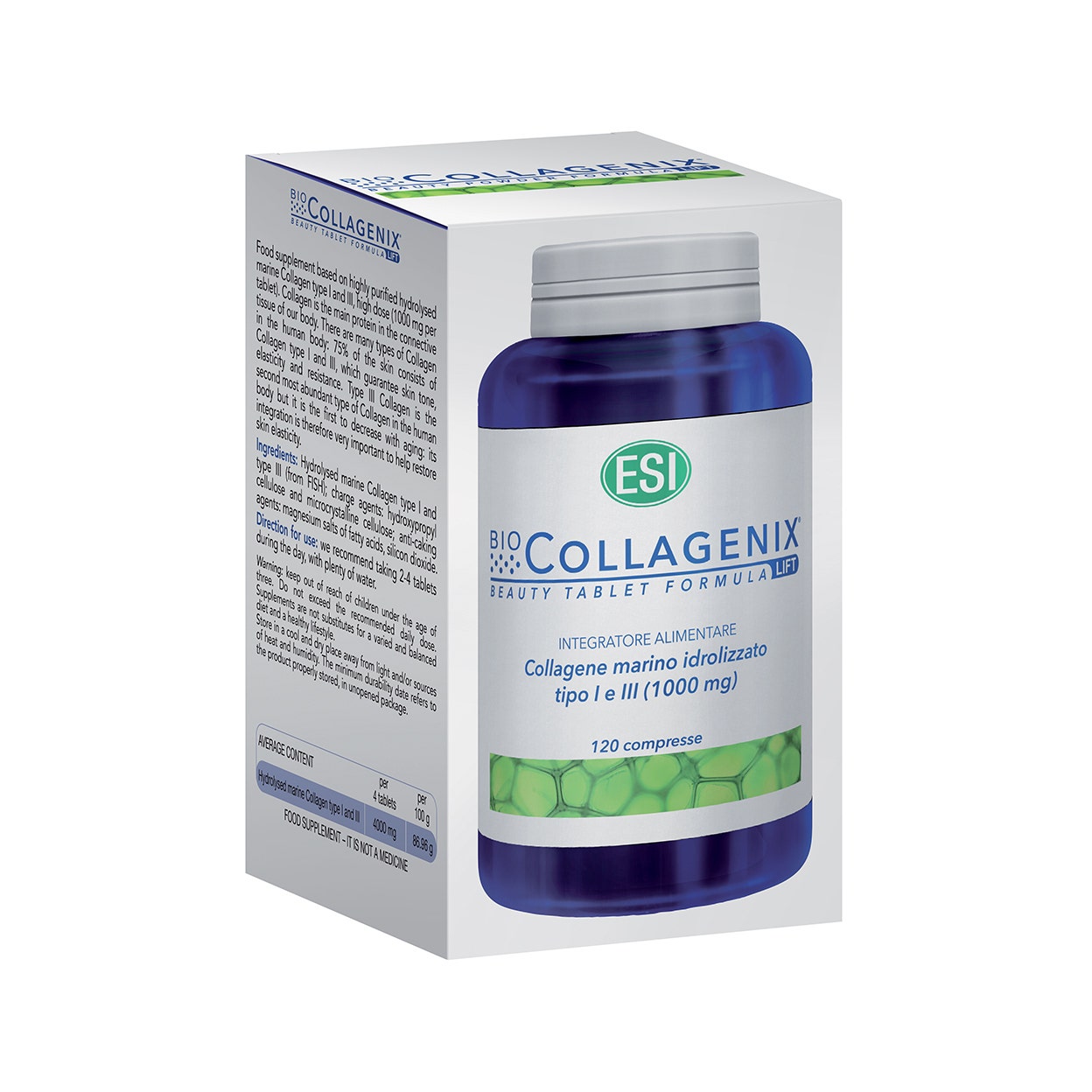 Esi Biocollagenix 120 Compresse - Integratore Anti-Aging