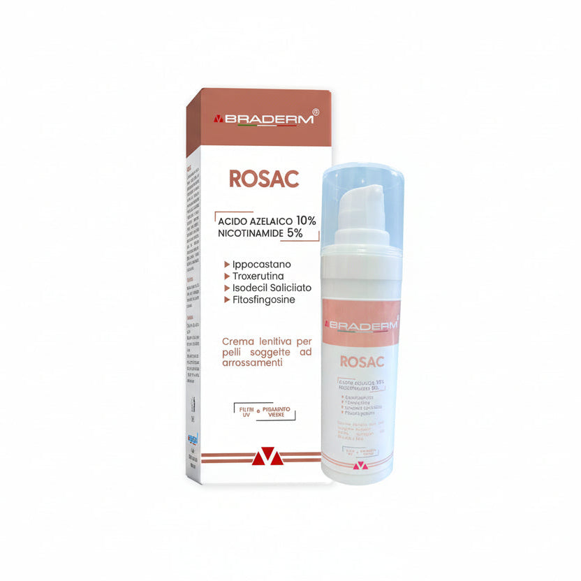 Braderm Rosac Crème Apaisante pour le Visage 30 ml