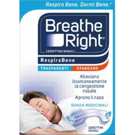 Breathe Right Pansements nasaux transparents, 30 pièces