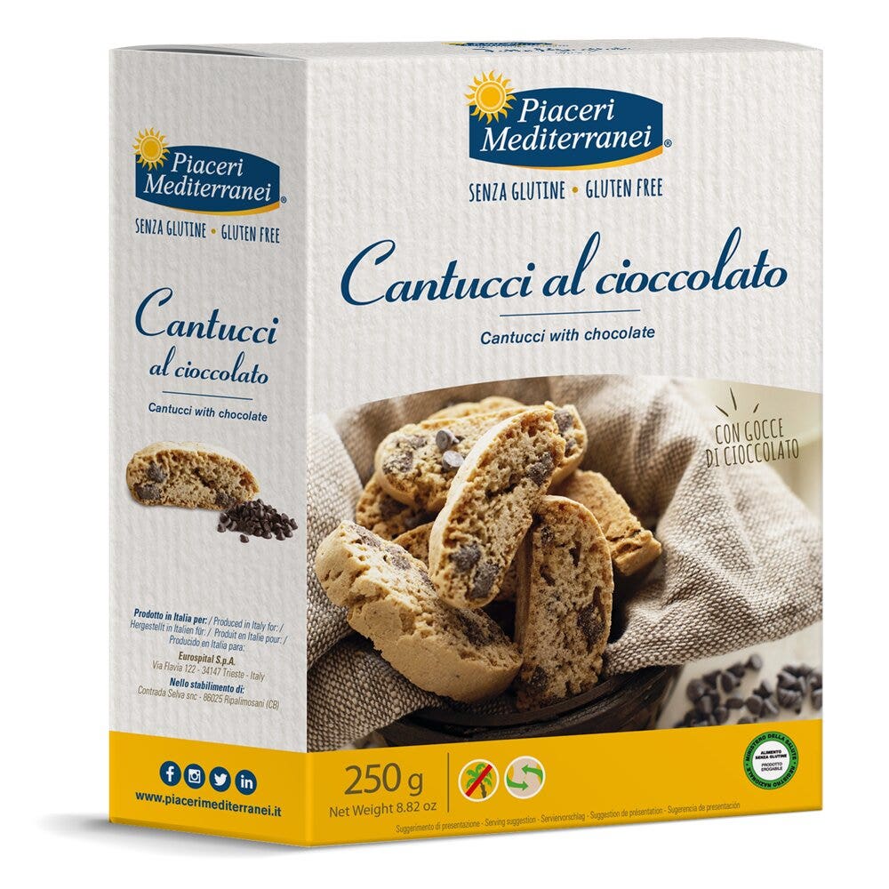 Piaceri Mediterranei Cantucci Cioccolato 250g