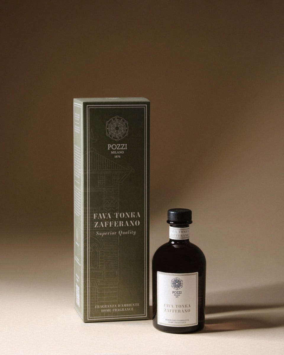 Pozzi Milano Parfum d'ambiance Fève tonka et safran 250 ml