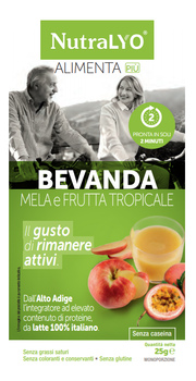 Nutralyo Bevanda Mela E Frutti Tropicali 25g