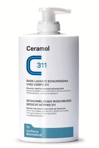 Ceramol Base Lavante Moussante Visage Corps 400 ml