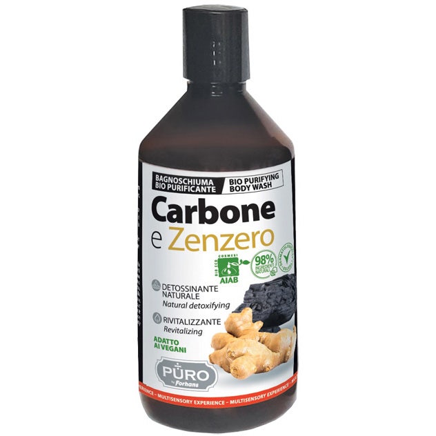 Forhans Bagnoschiuma Purificante Carbone E Zenzero 500ml