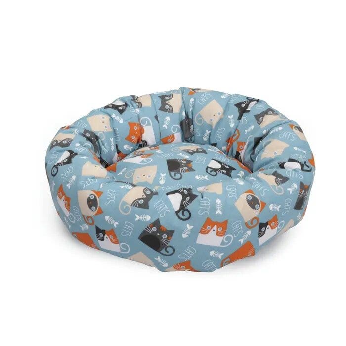 Camon Cuccia A Ciambella Cats Per Gatti 50x15h cm