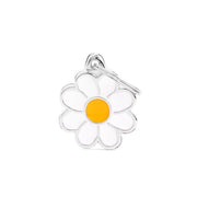Médaille personnalisée pour chiens et chats, motif marguerite