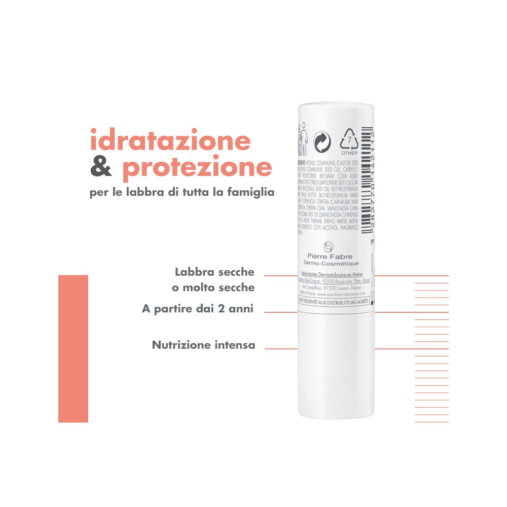 Eau Thermale Avene Stick Labbra Nutriente 1 Pezzo