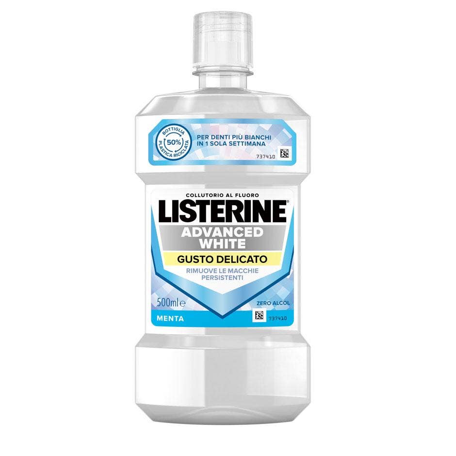 Listerine Advanced White Goût Doux Bain de bouche 500 ml