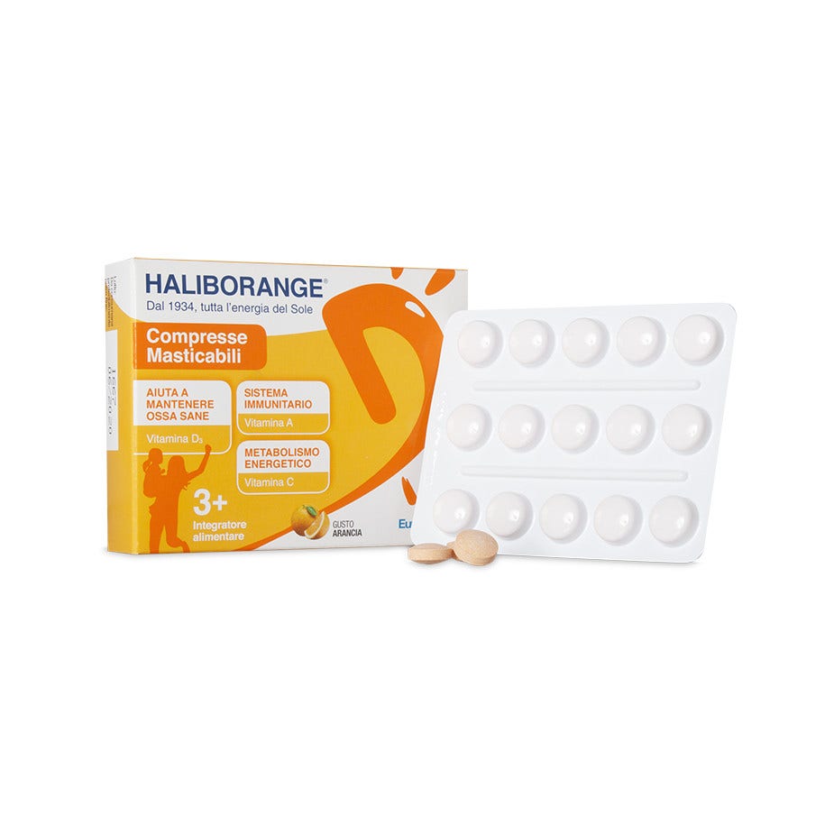 Haliborange 30 Compresse Masticabili - Integratore Vitamine Bambini