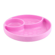 Chicco Assiette en silicone avec ventouse rose