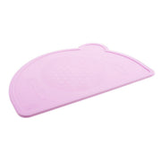 Chicco Set de table en silicone rose 1 pièce