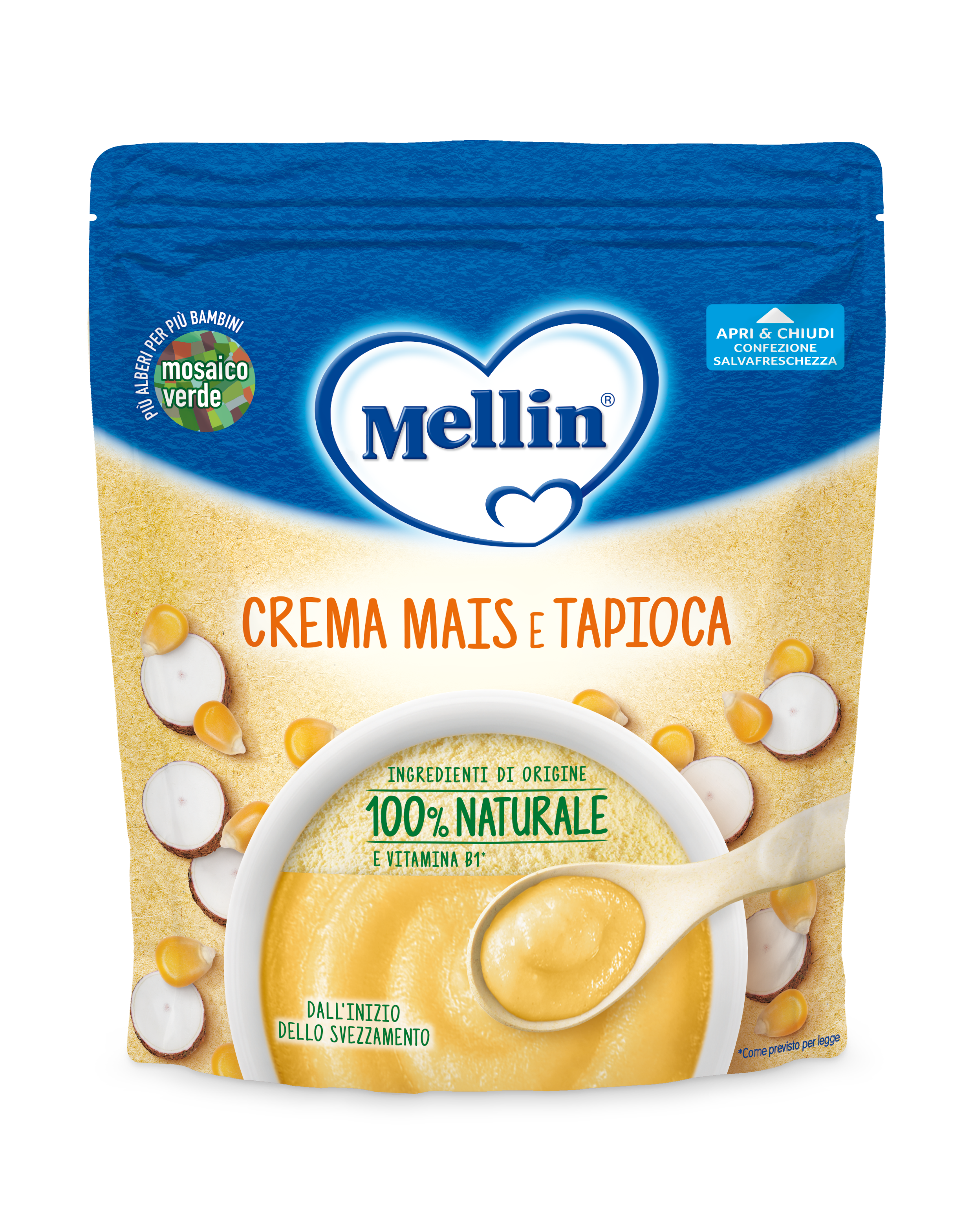 Mellin Crème Maïs/Tapioca 200 g 4 mois+
