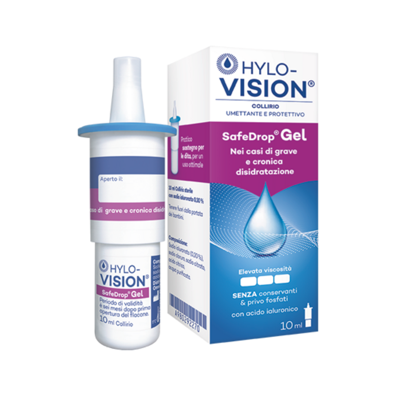 Hylovision Safe Drop Gel Collyre 10 ml