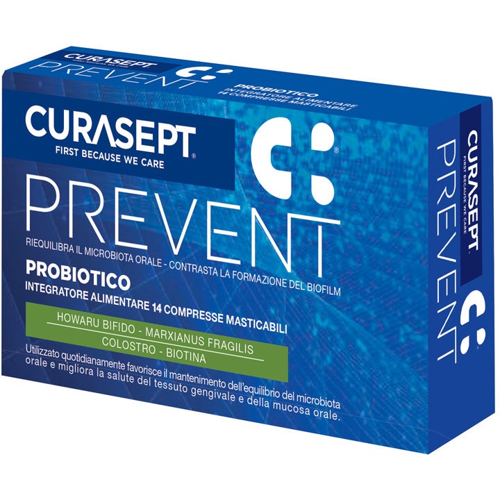 Curasept Prevent Probiotique 14 comprimés à croquer