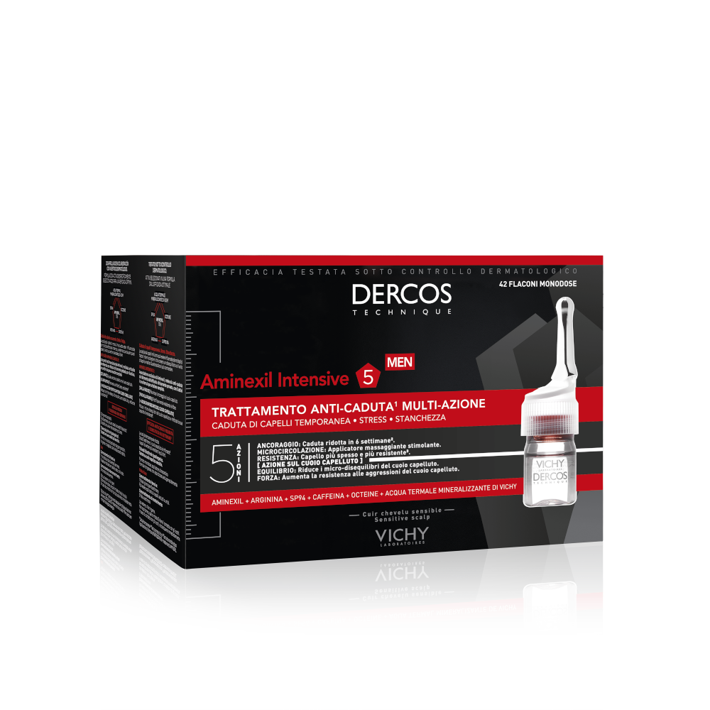 Vichy Dercos Aminexil Homme - Traitement anti-chute 42 ampoules