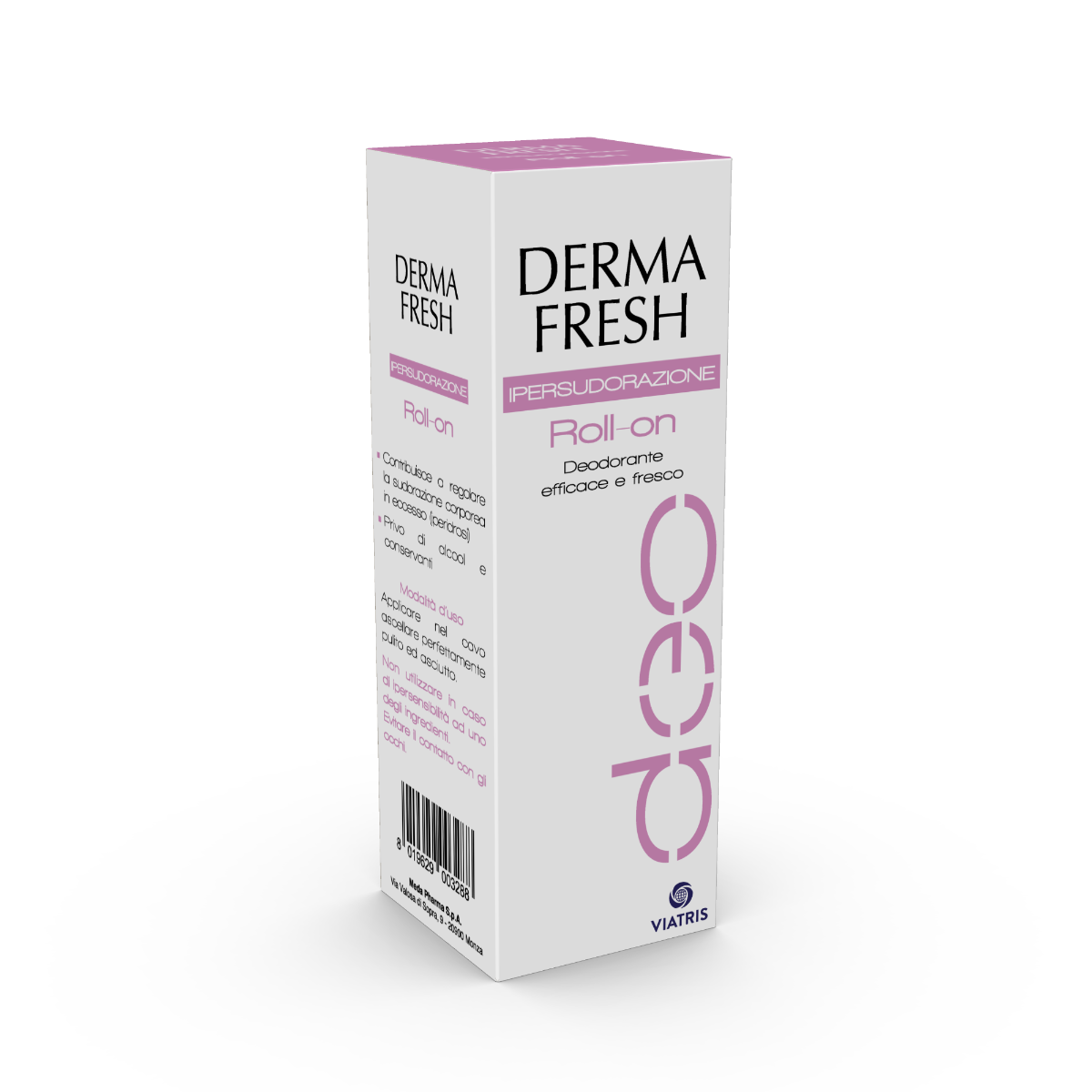 Dermafresh Ipersudorazione Roll-On 75ml Antitraspirante Efficace