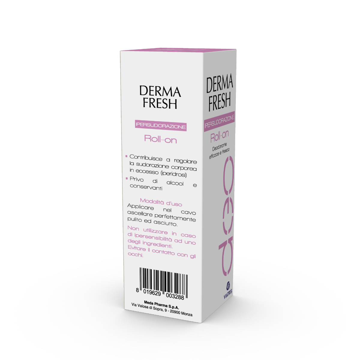 Dermafresh Ipersudorazione Roll-On 75ml Antitraspirante Efficace
