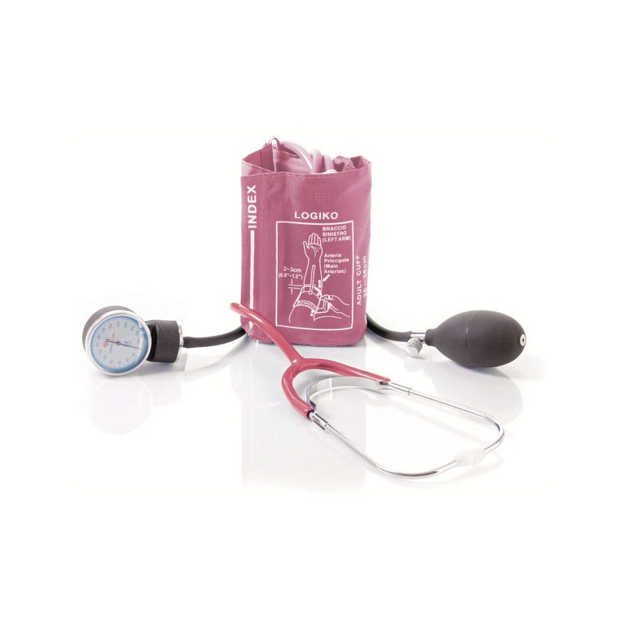 Stéthoscope à tête en aluminium noir DM130N