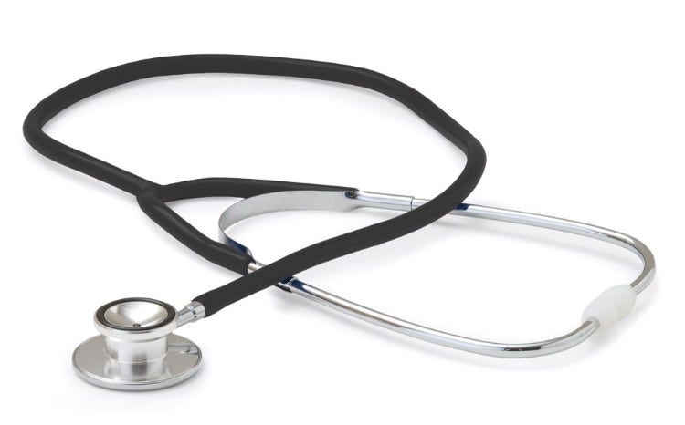 Stetofonendoscopio Testa Alluminio Nero DM500N