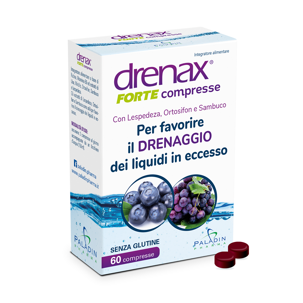 Drenax Forte Myrtille 60 comprimés