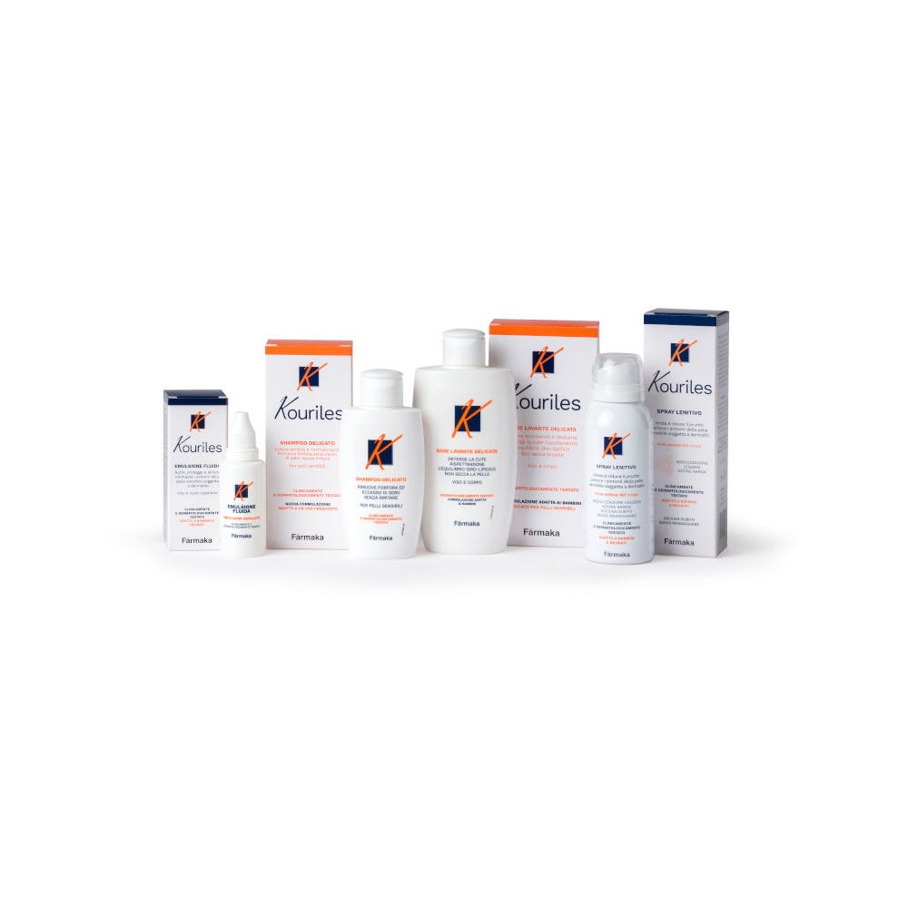 Kouriles Base Lavante Dermatite Atopica Detergente Viso E Corpo 200 ml