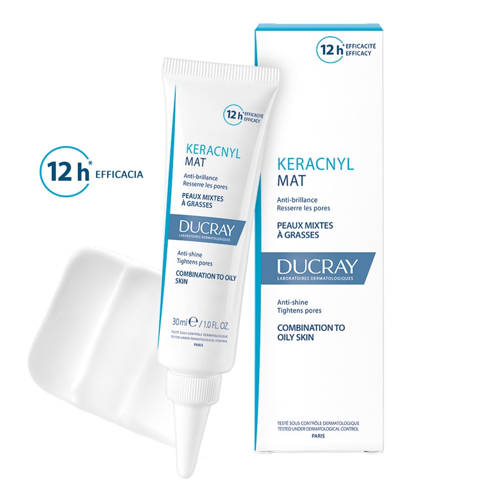 Ducray Keracnyl Crema Gel Opacizzante Pelle Grassa/Tendenza Acneica 30ml