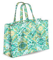 Colors Tote Sac de plage réversible, couleur verte