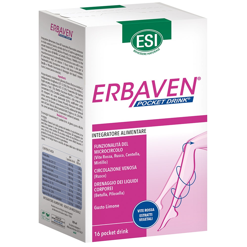 Esi Erbaven Pocket Drink 16x20ml