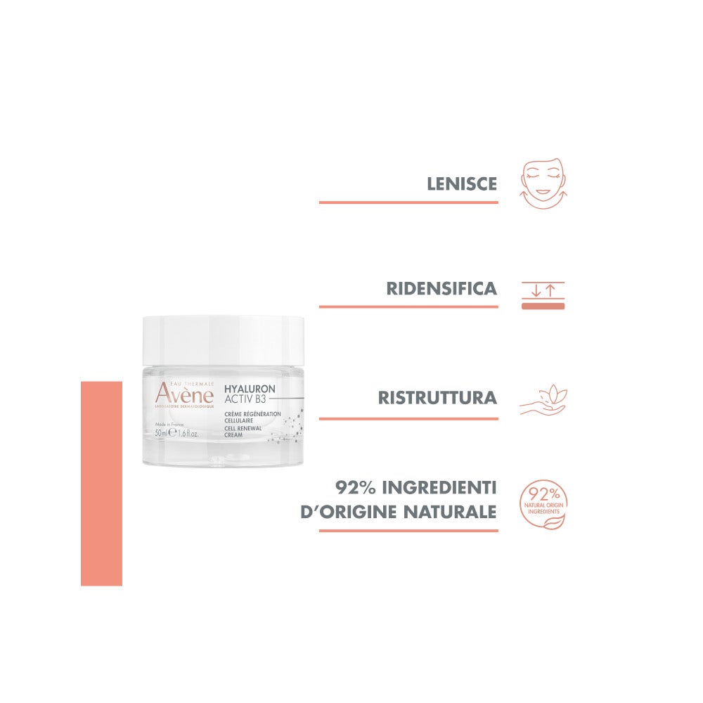 Eau Thermale Avène Hyaluron Activ B3 Crème de Jour Régénérante Cellulaire 50 ml