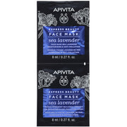 Apivita Express Beauty Maschera Viso Idratante/Anti-inquinamento Limonium 2x8ml