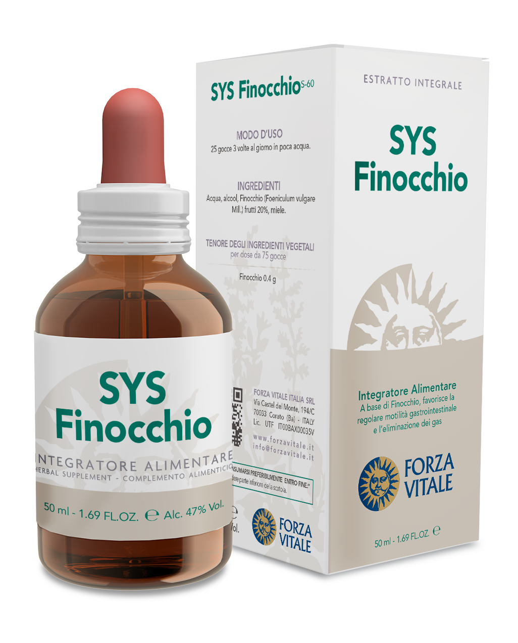 Sys Finocchio Gocce 50ml
