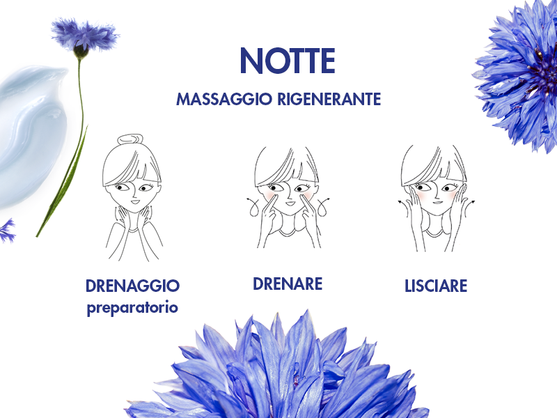 Klorane Crème de Nuit Hydratante Bleuet Bio 50 ml