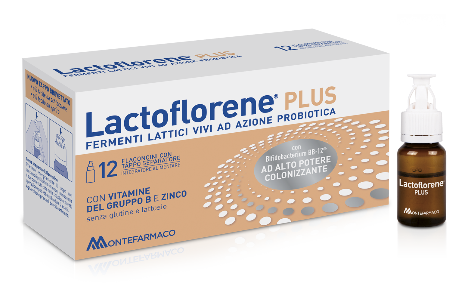 Lactoflorene Plus 12 flacons de 10 ml