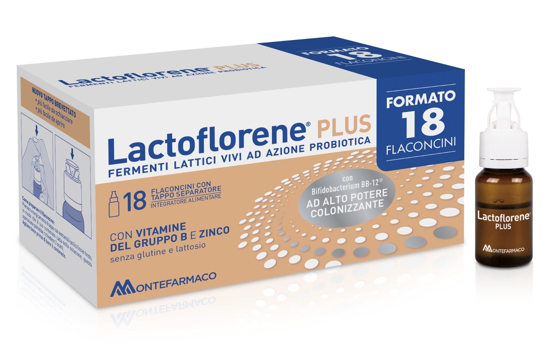 Lactoflorene Plus 18 flacons de 180 ml